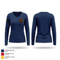 Federalsburg Volunteer Fire Company Women's Long Sleeve V-neck Shirt - 1