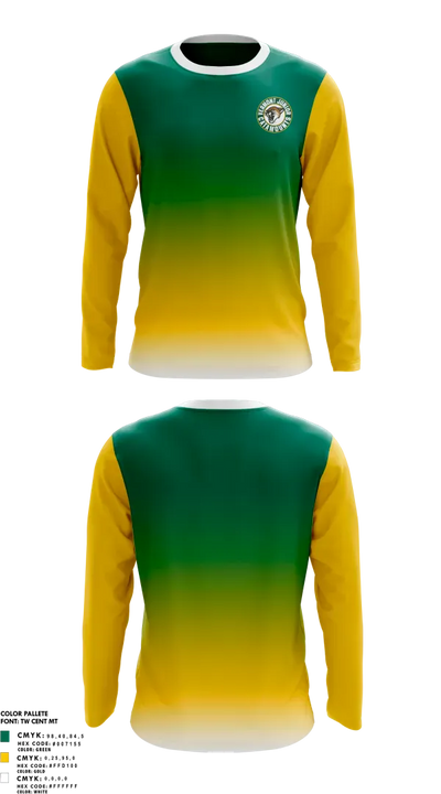 Vermont Junior Catamounts 23031038 Long Sleeve Performance Shirt 1