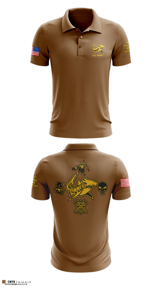 Short Sleeve Performance Polo, Mobile Recruiting Company, Army, Teamtime, Team time, sublimation, custom sports apparel, team uniforms, spirit wear, spiritwear, sports uniforms, custom shirts, team store, custom team store, fundraiser sports, apparel fundraiser