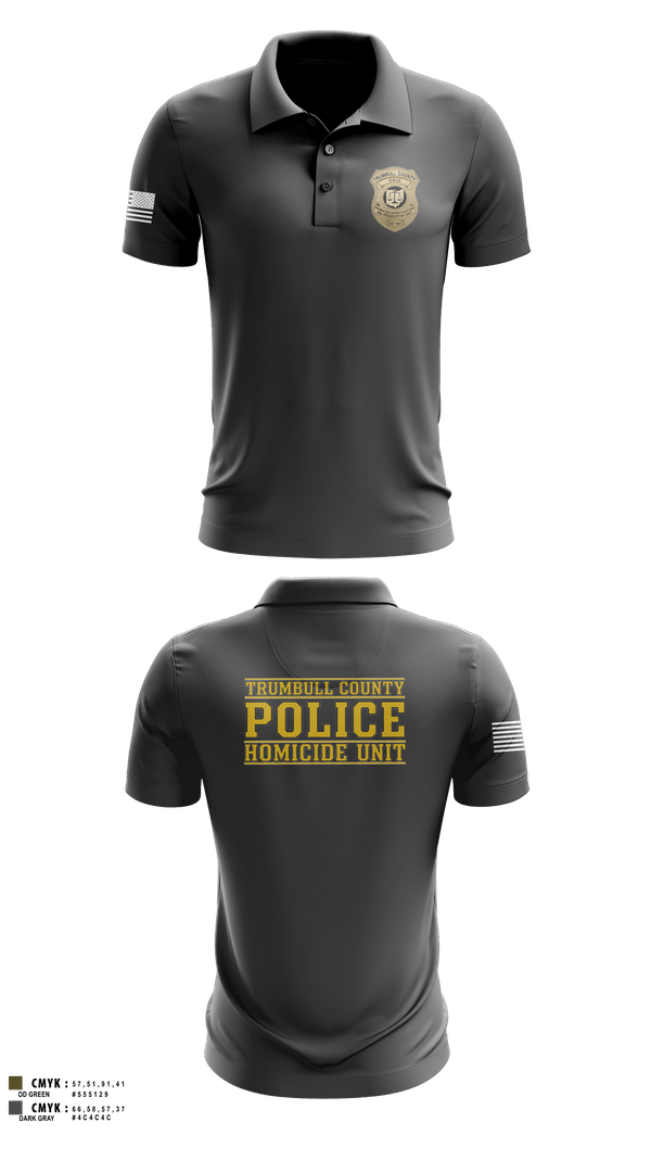 Short Sleeve Performance Polo, Trumbull County Homicide Investigation and Prosecution Unit, , Teamtime, Team time, sublimation, custom sports apparel, team uniforms, spirit wear, spiritwear, sports uniforms, custom shirts, team store, custom team store, fundraiser sports, apparel fundraiser
