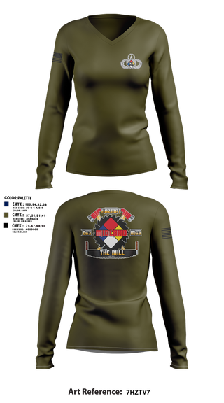 Womens Long Sleeve Vneck Shirt, Central Pierce HazmatCentral Pierce Hazmat, Fire Department, Teamtime, Team time, sublimation, custom sports apparel, team uniforms, spirit wear, spiritwear, sports uniforms, custom shirts, team store, custom team store, fundraiser sports, apparel fundraiser