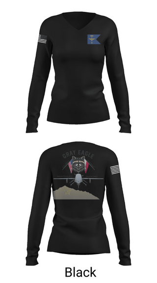 Womens Long Sleeve Vneck Shirt, E/501st AVMX, Army, Teamtime, Team time, sublimation, custom sports apparel, team uniforms, spirit wear, spiritwear, sports uniforms, custom shirts, team store, custom team store, fundraiser sports, apparel fundraiser