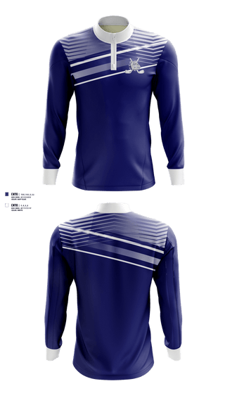 Quarter Zip Jacket, Rockland High School Golf, Golf, Teamtime, Team time, sublimation, custom sports apparel, team uniforms, spirit wear, spiritwear, sports uniforms, custom shirts, team store, custom team store, fundraiser sports, apparel fundraiser