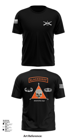 Short Sleeve Performance Shirt, 1st PLT B Co 1-173IN, , Teamtime, Team time, sublimation, custom sports apparel, team uniforms, spirit wear, spiritwear, sports uniforms, custom shirts, team store, custom team store, fundraiser sports, apparel fundraiser