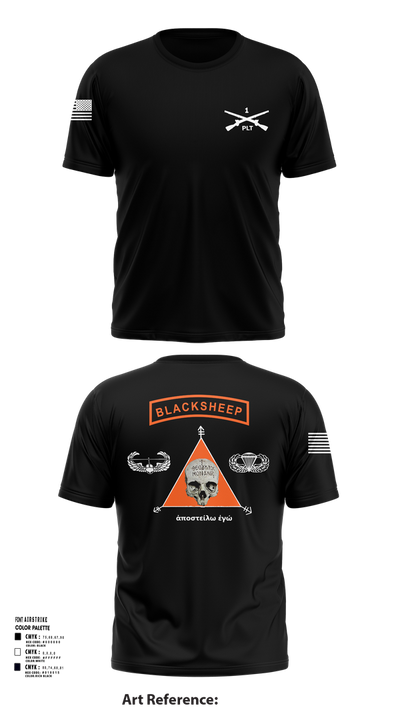 1st PLT B Co 1-173IN 18514147 Short Sleeve Performance Shirt - 27
