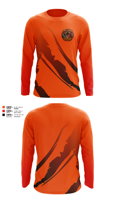 The Pit Crew Long Sleeve Rash Guard Shirt - 3