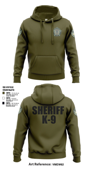 Hoodie, Washington County SO Maine K9 Unit, Police, Teamtime, Team time, sublimation, custom sports apparel, team uniforms, spirit wear, spiritwear, sports uniforms, custom shirts, team store, custom team store, fundraiser sports, apparel fundraiser