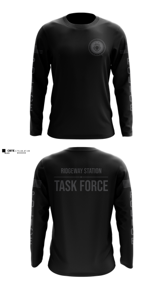 Long Sleeve Performance Shirt, Ridgeway Station Task Force, Police, Teamtime, Team time, sublimation, custom sports apparel, team uniforms, spirit wear, spiritwear, sports uniforms, custom shirts, team store, custom team store, fundraiser sports, apparel fundraiser