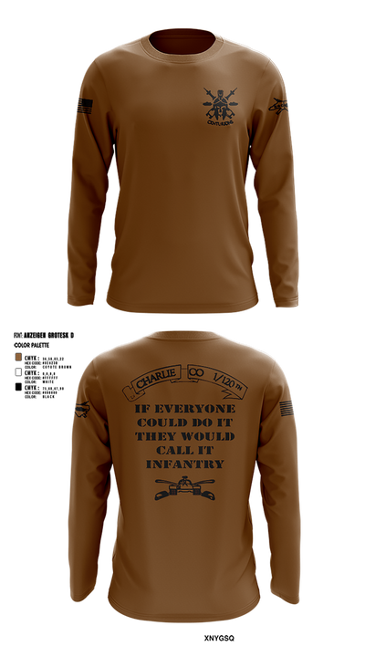 Charlie Co 47451917 Long Sleeve Performance Shirt 6