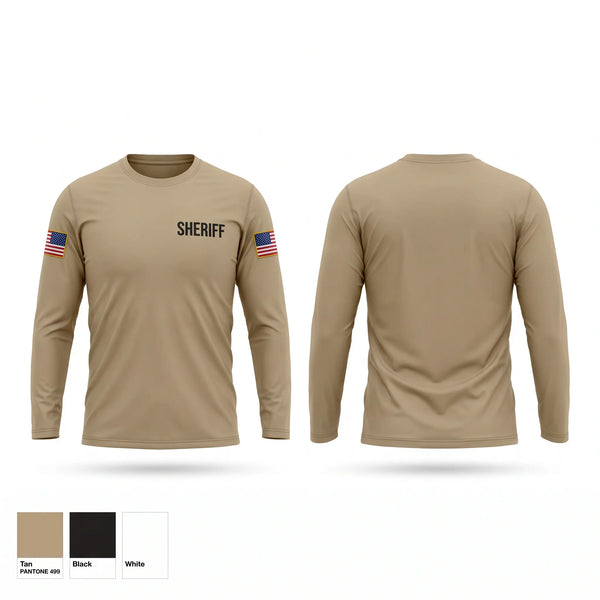 Long Sleeve Performance Shirt, Sheriff, Police, Teamtime, Team time, sublimation, custom sports apparel, team uniforms, spirit wear, spiritwear, sports uniforms, custom shirts, team store, custom team store, fundraiser sports, apparel fundraiser