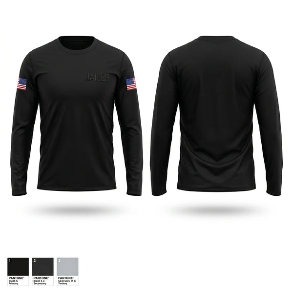 Long Sleeve Performance Shirt, JAILER, Police, Teamtime, Team time, sublimation, custom sports apparel, team uniforms, spirit wear, spiritwear, sports uniforms, custom shirts, team store, custom team store, fundraiser sports, apparel fundraiser