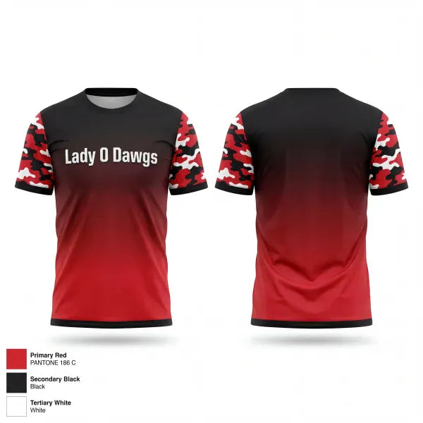 Short Sleeve Performance Shirt, Lady O Dawgs, Softball, Teamtime, Team time, sublimation, custom sports apparel, team uniforms, spirit wear, spiritwear, sports uniforms, custom shirts, team store, custom team store, fundraiser sports, apparel fundraiser