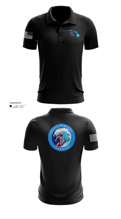Space Company 60044463 Short Sleeve Performance Polo - 21