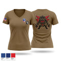 C-co 3-187IN Women's Short Sleeve V-neck Shirt - 1