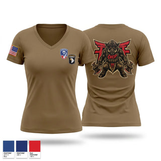 Womens Short Sleeve Vneck Shirt, C-co 3-187IN, Army, Teamtime, Team time, sublimation, custom sports apparel, team uniforms, spirit wear, spiritwear, sports uniforms, custom shirts, team store, custom team store, fundraiser sports, apparel fundraiser