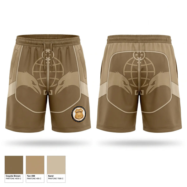 Athletic Shorts With Pockets, 753 MI BN, Army, Teamtime, Team time, sublimation, custom sports apparel, team uniforms, spirit wear, spiritwear, sports uniforms, custom shirts, team store, custom team store, fundraiser sports, apparel fundraiser