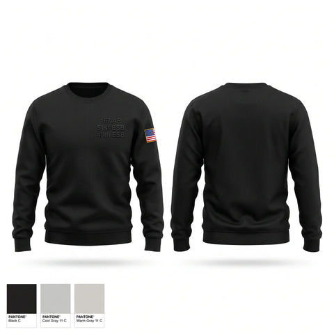 Crew Neck Sweatshirt, 1-67 AR, 51st ESB, 40th ESB, Army, Teamtime, Team time, sublimation, custom sports apparel, team uniforms, spirit wear, spiritwear, sports uniforms, custom shirts, team store, custom team store, fundraiser sports, apparel fundraiser