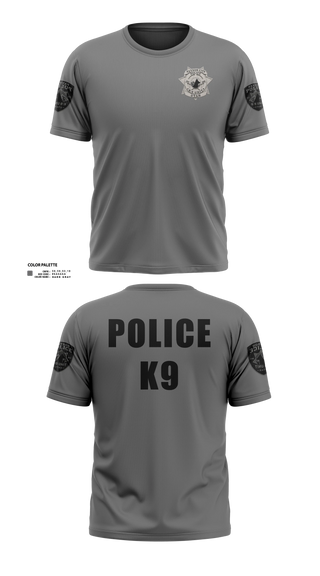 Old School Cotton Feel Shirt, K9, Police, Teamtime, Team time, sublimation, custom sports apparel, team uniforms, spirit wear, spiritwear, sports uniforms, custom shirts, team store, custom team store, fundraiser sports, apparel fundraiser