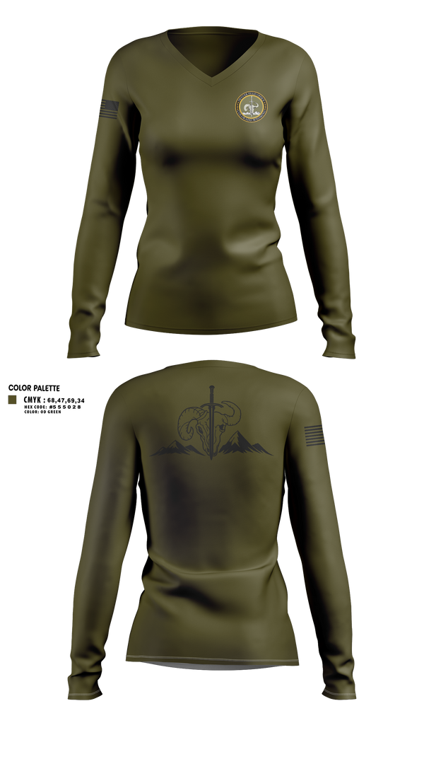 Womens Long Sleeve Vneck Shirt, Denver Special Response Team, Police, Teamtime, Team time, sublimation, custom sports apparel, team uniforms, spirit wear, spiritwear, sports uniforms, custom shirts, team store, custom team store, fundraiser sports, apparel fundraiser