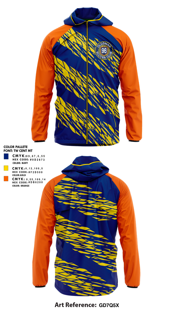 Windbreaker, Oldsmar Soccer Club​, Men's Soccer, Teamtime, Team time, sublimation, custom sports apparel, team uniforms, spirit wear, spiritwear, sports uniforms, custom shirts, team store, custom team store, fundraiser sports, apparel fundraiser
