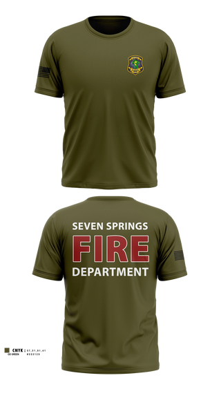Short Sleeve Performance Shirt, Seven Springs, Fire Department, Teamtime, Team time, sublimation, custom sports apparel, team uniforms, spirit wear, spiritwear, sports uniforms, custom shirts, team store, custom team store, fundraiser sports, apparel fundraiser