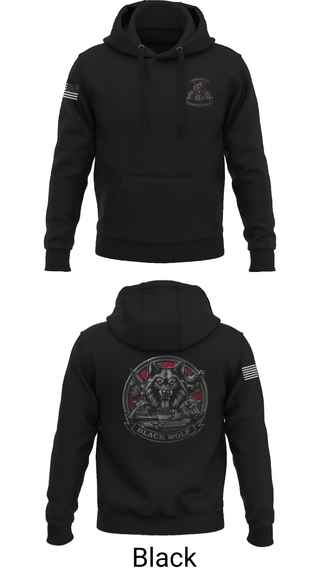 Hoodie, Black Wolf Company, 3-67 AR, Army, Teamtime, Team time, sublimation, custom sports apparel, team uniforms, spirit wear, spiritwear, sports uniforms, custom shirts, team store, custom team store, fundraiser sports, apparel fundraiser