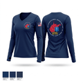 IAEP Local 304 24107221 Women's Long Sleeve V-neck Shirt - 2