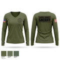 Laurel county sheriffs Women's Long Sleeve V-neck Shirt - 1