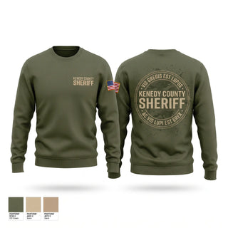 Crew Neck Sweatshirt, Kenedy County Sheriff, Police, Teamtime, Team time, sublimation, custom sports apparel, team uniforms, spirit wear, spiritwear, sports uniforms, custom shirts, team store, custom team store, fundraiser sports, apparel fundraiser