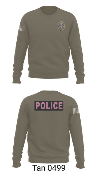Crew Neck Sweatshirt, Farmersville PD, Police, Teamtime, Team time, sublimation, custom sports apparel, team uniforms, spirit wear, spiritwear, sports uniforms, custom shirts, team store, custom team store, fundraiser sports, apparel fundraiser