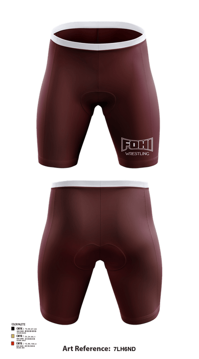 Fontana High School 74081826 Men's Compression Shorts - 1