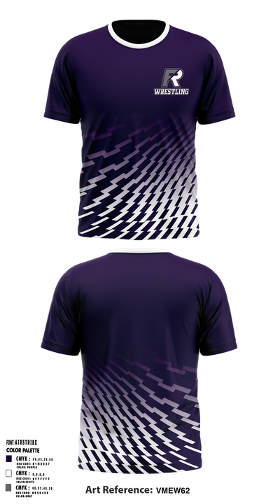 Fremont Ross Wrestling 8112665 Short Sleeve Performance Shirt - 1