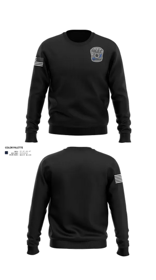 Crew Neck Sweatshirt, Bartlesville Police Department, Police, Teamtime, Team time, sublimation, custom sports apparel, team uniforms, spirit wear, spiritwear, sports uniforms, custom shirts, team store, custom team store, fundraiser sports, apparel fundraiser