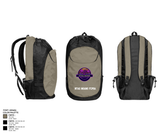 Gear Bag, NTAG MIAMI FCPOA, Navy, Teamtime, Team time, sublimation, custom sports apparel, team uniforms, spirit wear, spiritwear, sports uniforms, custom shirts, team store, custom team store, fundraiser sports, apparel fundraiser