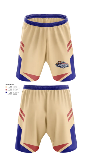 Athletic Shorts With Pockets, Wild Things, Baseball, Teamtime, Team time, sublimation, custom sports apparel, team uniforms, spirit wear, spiritwear, sports uniforms, custom shirts, team store, custom team store, fundraiser sports, apparel fundraiser