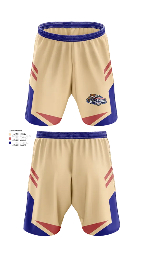 Athletic Shorts With Pockets, Wild Things, Baseball, Teamtime, Team time, sublimation, custom sports apparel, team uniforms, spirit wear, spiritwear, sports uniforms, custom shirts, team store, custom team store, fundraiser sports, apparel fundraiser