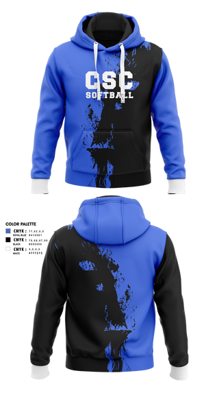 Hoodie, CSC Softball, Softball, Teamtime, Team time, sublimation, custom sports apparel, team uniforms, spirit wear, spiritwear, sports uniforms, custom shirts, team store, custom team store, fundraiser sports, apparel fundraiser