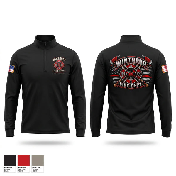 Windbreaker, Winthrop Fire Department, Fire Department, Teamtime, Team time, sublimation, custom sports apparel, team uniforms, spirit wear, spiritwear, sports uniforms, custom shirts, team store, custom team store, fundraiser sports, apparel fundraiser
