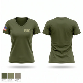 Womens Short Sleeve Vneck Shirt, ERO, Police, Teamtime, Team time, sublimation, custom sports apparel, team uniforms, spirit wear, spiritwear, sports uniforms, custom shirts, team store, custom team store, fundraiser sports, apparel fundraiser