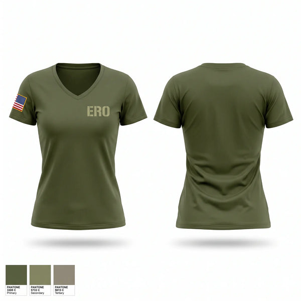 Womens Short Sleeve Vneck Shirt, ERO, Police, Teamtime, Team time, sublimation, custom sports apparel, team uniforms, spirit wear, spiritwear, sports uniforms, custom shirts, team store, custom team store, fundraiser sports, apparel fundraiser