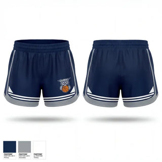 Womens Shorts, Paris Junior High, Men's Basketball, Teamtime, Team time, sublimation, custom sports apparel, team uniforms, spirit wear, spiritwear, sports uniforms, custom shirts, team store, custom team store, fundraiser sports, apparel fundraiser