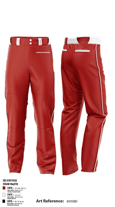 Hampstead Hurricanes Baseball 37402053 Baseball Pants - 1