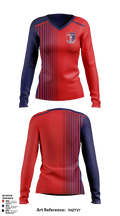 Pleasant Hill Martinez Soccer Association 68126341 Women's Long Sleeve V-neck Shirt - 1