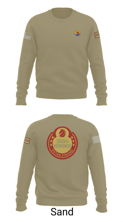 560th Redhorse Unit 43549441 Crew Neck Sweatshirt - 85