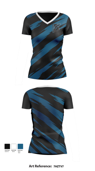 Womens Short Sleeve Vneck Shirt, Owls, Spirit Store, Teamtime, Team time, sublimation, custom sports apparel, team uniforms, spirit wear, spiritwear, sports uniforms, custom shirts, team store, custom team store, fundraiser sports, apparel fundraiser