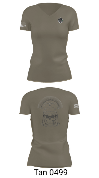 C-CO 1-145th AR 93960916 Women's Short Sleeve V-neck Shirt - 65