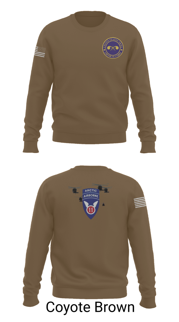 Crew Neck Sweatshirt, 440th CBRN CO, , Teamtime, Team time, sublimation, custom sports apparel, team uniforms, spirit wear, spiritwear, sports uniforms, custom shirts, team store, custom team store, fundraiser sports, apparel fundraiser