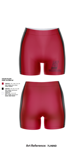 Womens Shorts, Hastings College Broncos Volleyball, Women's Volleyball, Teamtime, Team time, sublimation, custom sports apparel, team uniforms, spirit wear, spiritwear, sports uniforms, custom shirts, team store, custom team store, fundraiser sports, apparel fundraiser