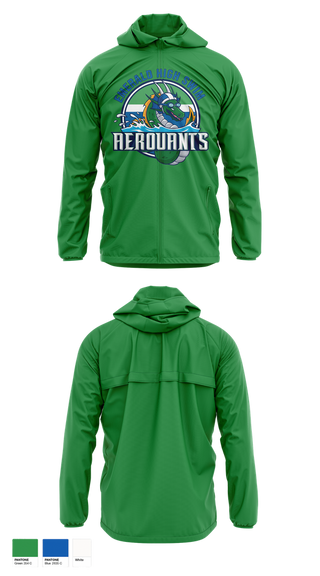 Windbreaker, Emerald High Swim Aeroaunts, Swimming, Teamtime, Team time, sublimation, custom sports apparel, team uniforms, spirit wear, spiritwear, sports uniforms, custom shirts, team store, custom team store, fundraiser sports, apparel fundraiser
