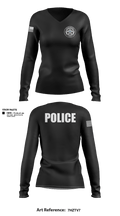 South Central Ohio Major Crimes Unit 1053143 Women's Long Sleeve V-neck Shirt - 1